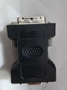 DVI-D to VGA Adapter DVI 24+1 Male SVGA 15 Pin Female Converter for PC Laptop UK - Picture 1 of 1