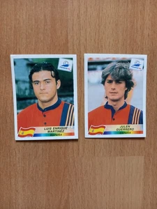 Panini Fußball WM 1998  2 Sticker Spanien Nr. 240, 241 - Bild 1 von 2
