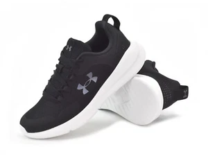 Under Armour Womens Essential Trainer Black/White 3022955-001 Womens Sneakers