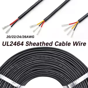 UL2464 PVC Sheathed Cable Wire 20/22/24/26 AWG 2/3/4 Core Tinned Copper Flexible - Picture 1 of 9