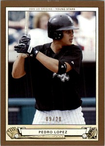 2005 Origins Gold Chicago White Sox Baseball Card #262 Pedro Lopez YS /20