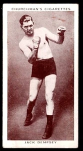 1938 Churchman's Boxing #12 JACK DEMPSEY HOF, VG+ 3-4 - Picture 1 of 2