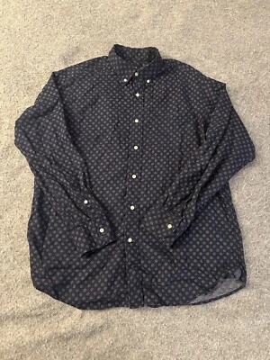 Daniel Cremieux Mens Shirt Large Blue Long Sleeve Collared Button Down - Image 1 of 4