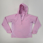 Nike Womens Sweater Adult Large Pink Dri-Fit Hoodie Pullover 1/4 Zip Ladies