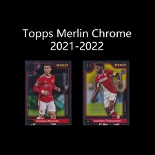 Topps 2021-2022 2021-22 2021/2022 Merlin Chrome FOOTBALL SOCCER CARD BASE 1