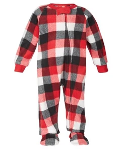 Matching Family PJs Buffalo Check One Piece Christmas Pajama - 12 Months #7017 - Picture 1 of 6