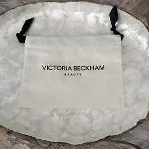 Victoria Beckham Cream Canvass Bag Pouch NEW - Picture 1 of 6