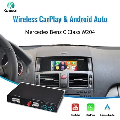 Mercedes Benz C Klasse W204 S204 Android Auto Wireless Carplay für NTG4.5 NTG4.7 - Bild 1 von 4