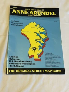 ADC Straßenkarte von Anne Arundel County, Maryland (1994) - Bild 1 von 8