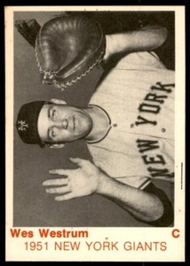 1975 TCMA 1951 NEW YORK GIANTS - #- WES WESTRUM NEW YORK GIANTS