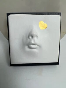 Allen Littlefield Sculpture Signed 3D Face Ceramic Titled “Love Ya” 3.5” Gift NR - Picture 1 of 7