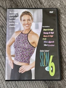 Debbie Siebers' Slim In 6 Beach Body Workout DVD exercise 2 discs 2005 - Picture 1 of 6