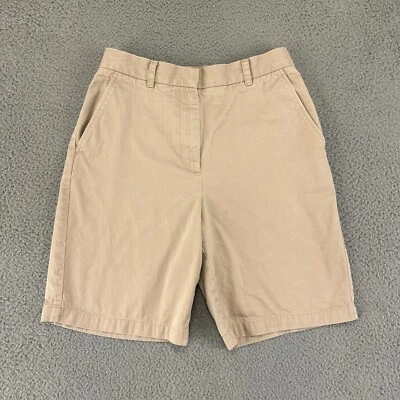 Pantalones Cortos Vintage Lauren Ralph Lauren Para Mujer 6 Caqui Chino Cintura Alta Mamá Años 90 Foto 1 de 4