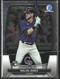2023 Topps MLB Baseball Bowman Chrome No. 4 Nolan Jones Rookie - Bild 1 von 2