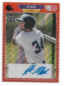 Joe Mack 2021 Leaf Pro Set auto RC MIAMI MARLINS - Picture 1 of 1