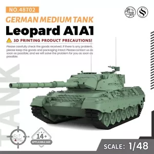 SSMODEL SS48702 V1.9 1/48 kit modellino militare leopardo tedesco 1A1A1 carro medio - Foto 1 di 5