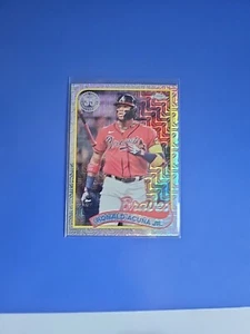 2024 Topps Series 2 Ronald Acuna Jr. Silver Pack Mojo Refractor Atlanta Braves - Picture 1 of 5