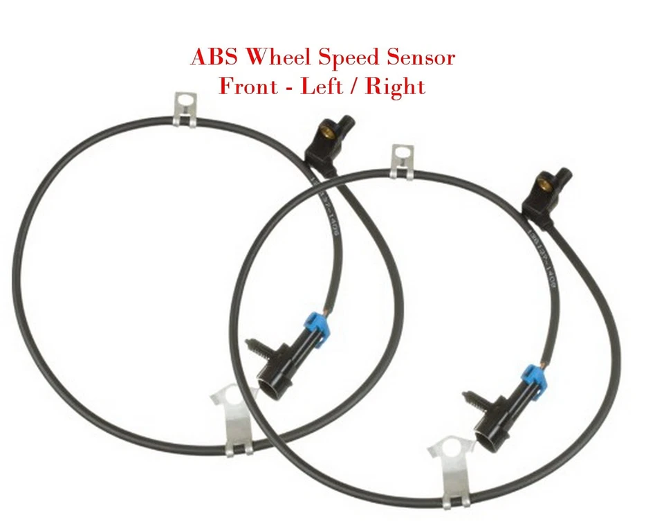 Set 2 ABS Wheel Speed Sensor Front-Right & Left Fits: Chevrolet GMC Trucks & SUV - Image 1 of 4
