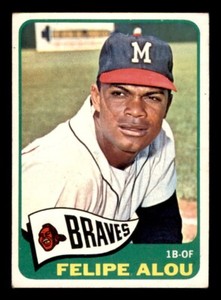 1965 Topps Baseball #383 Felipe Alou VG *e1