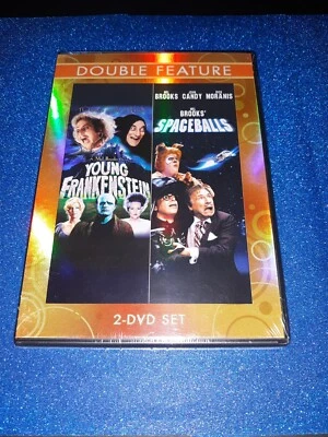 Young Frankenstein Spaceballs Double Feature 2 DVD Set - New, Factory Sealed - Image 1 of 3