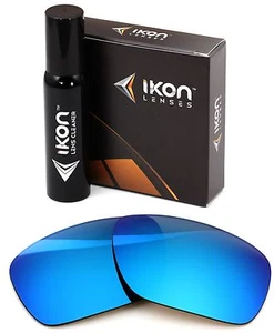 Polarized IKON Iridium Replacement Lenses For Oakley Jawbone Ice Blue Mirror - Picture 1 of 8