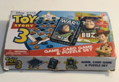 New Disney Toy Story 3 Game Card Game Puzzle Game Set - Image 1 of 3