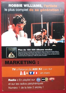 ROBBIE WILLIAMS - PLAN MEDIA / PRESS KIT - Picture 1 of 4