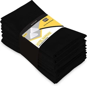 Pack of 12 Cotton Dinner Napkins Hotel Quality 18x18" Utopia Kitchen - Picture 1 of 253