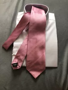 Dunhill Tie Woven Excellent Handmade Necktie Made in England Luxury 3 Fold - Picture 1 of 4