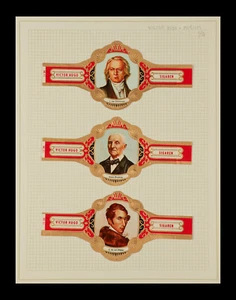 204/ER NETHERLANDS-HOLLAND 🇳🇱15 Cigars Band-VICTOR HUGO, MUSICIANS (red)🇳🇱 - Bild 1 von 5