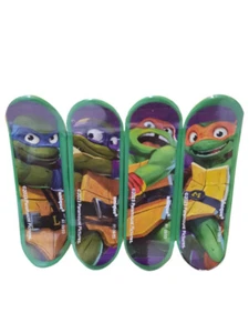 Teenage Mutant Ninja Turtles Plastic Skateboards 4 pk Favors TMNT - Picture 1 of 3
