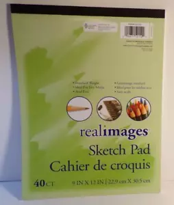 Real Images Sketch Pad ~ 9"x12" ~ Brand New! - Picture 1 of 1