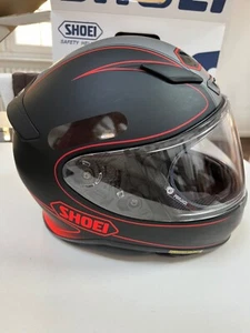 Motorradhelm Shoei NXR Gr. S, mattschwarz mit Leuchtmuster sehr gut erhalten - Bild 1 von 10