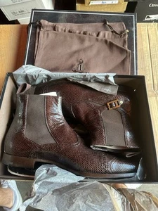 Stivali uomo Cesare Paciotti in pelle marrone - Foto 1 di 5