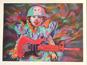 Ron English image "Combat Rising": Frame it - Picture 1 of 3