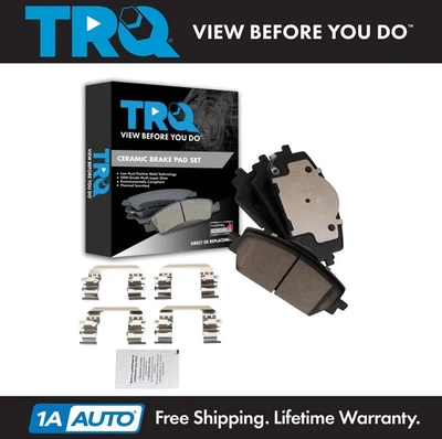 TRQ Front Ceramic Brake Pads Fits 2021-2022 Hyundai Santa Fe 2021 Kia Sorento - Image 1 of 4