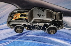 Vintage Hot Wheels Porsche 911 #95 Black Diecast Car 1974 Hong Kong P-911 - Bild 1 von 20