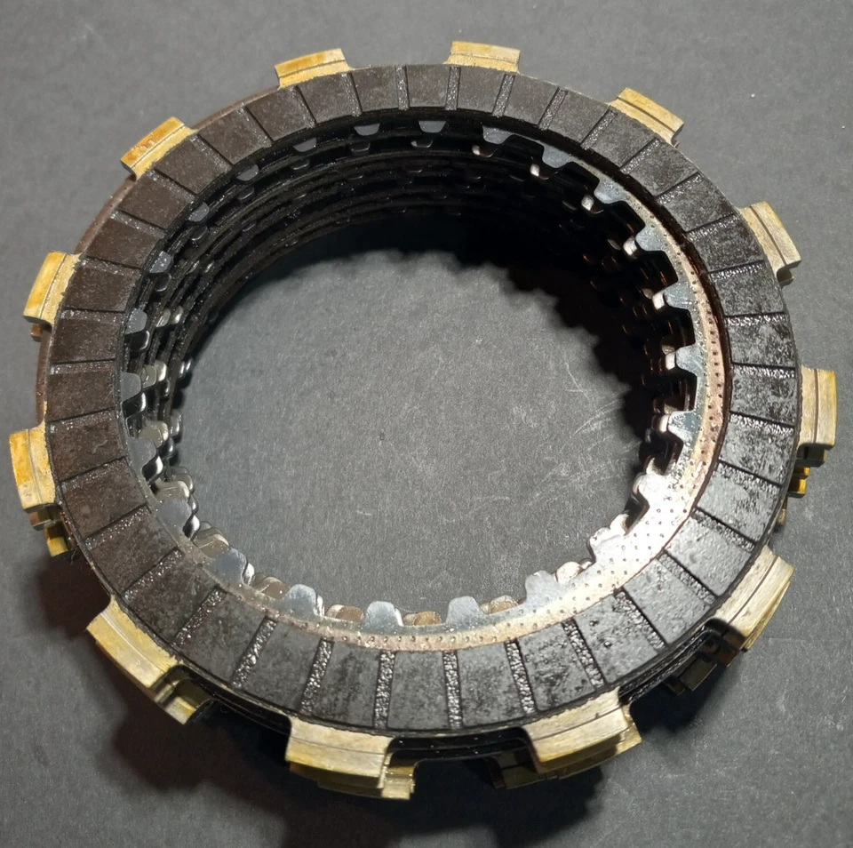 Paquete de placas de embrague 85-07 Honda CR125R discos fricción acero CR125 22201-KS6-700 Foto 1 de 4