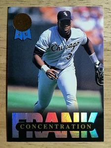 1993 Leaf Thomas #9 Frank Thomas / Konzentration - Bild 1 von 2