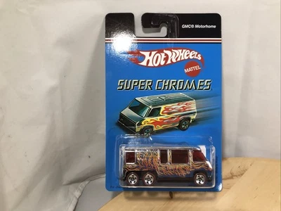 2006 Hot Wheels GMC MOTORHOME Chrome Super Chromes 1:64 Redline Chrome 5 Spoke - Image 1 of 4