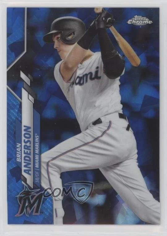 2020 Topps Chrome Sapphire Edition Brian Anderson #41 - Image 1 of 2