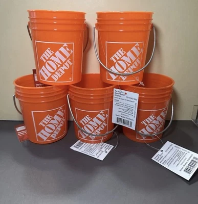 HOME DEPOT 3.75"  Mini Ornament Bucket Set Of 5 (0.5-Quart) - Image 1 of 2