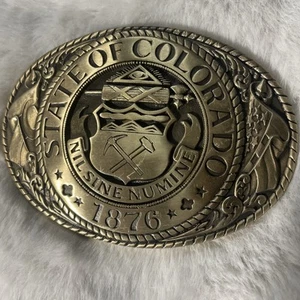 TONY LAMA GREAT STATE OF COLORADO REGULAR EDITION MINT  Belt Buckle - Picture 1 of 2