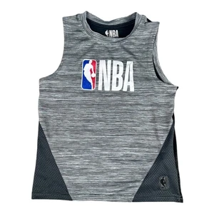 NBA Tank Top Gray Shirt Top Youth Boys Small 8 Basketball - Picture 1 of 6