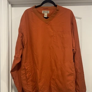 Duluth Trading Co Herren XL Tall Orange Solider Pullover Baselayer Outdoor - Bild 1 von 8