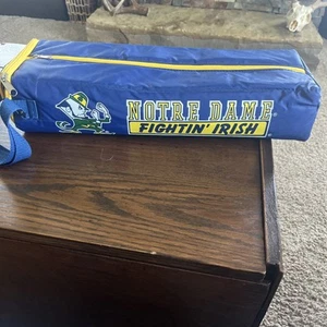Notre Dame Caddy Cooler Insulated Drink Bag Tailgating Picnic Golfing Beach - Picture 1 of 10