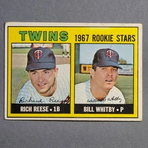 1967 Topps #486 Twins Rookie Stars Rich Reese - Bill Whitby VG-Ex - Bild 1 von 2