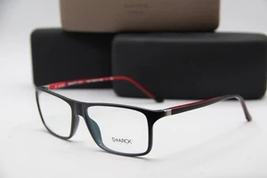 NEW STARCK EYES SH 1043X 0022 RED BLACK AUTHENTIC EYEGLASSES W/CASE 56-15 - Picture 1 of 6