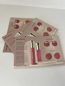 4x Rare Beauty • Blush & Glow • Liquid Blush & Lip Oil Sample Card • New Sealed - Picture 1 of 2