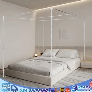 Beyeutao Stainless Steels Bed Canopy Frame Mosquito Net Frame Post Bracket Four - Bild 1 von 11